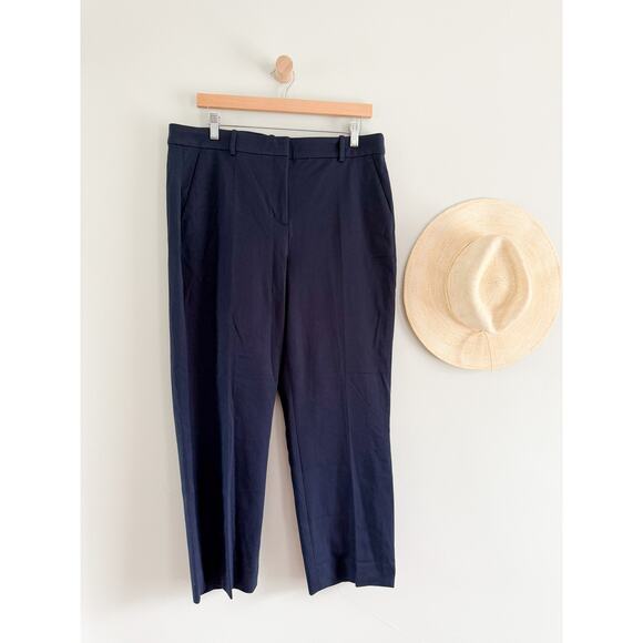 J Crew Factory | NWT | Kallie straight-leg pant in Navy | Sz 14 - Picture 2 of 10